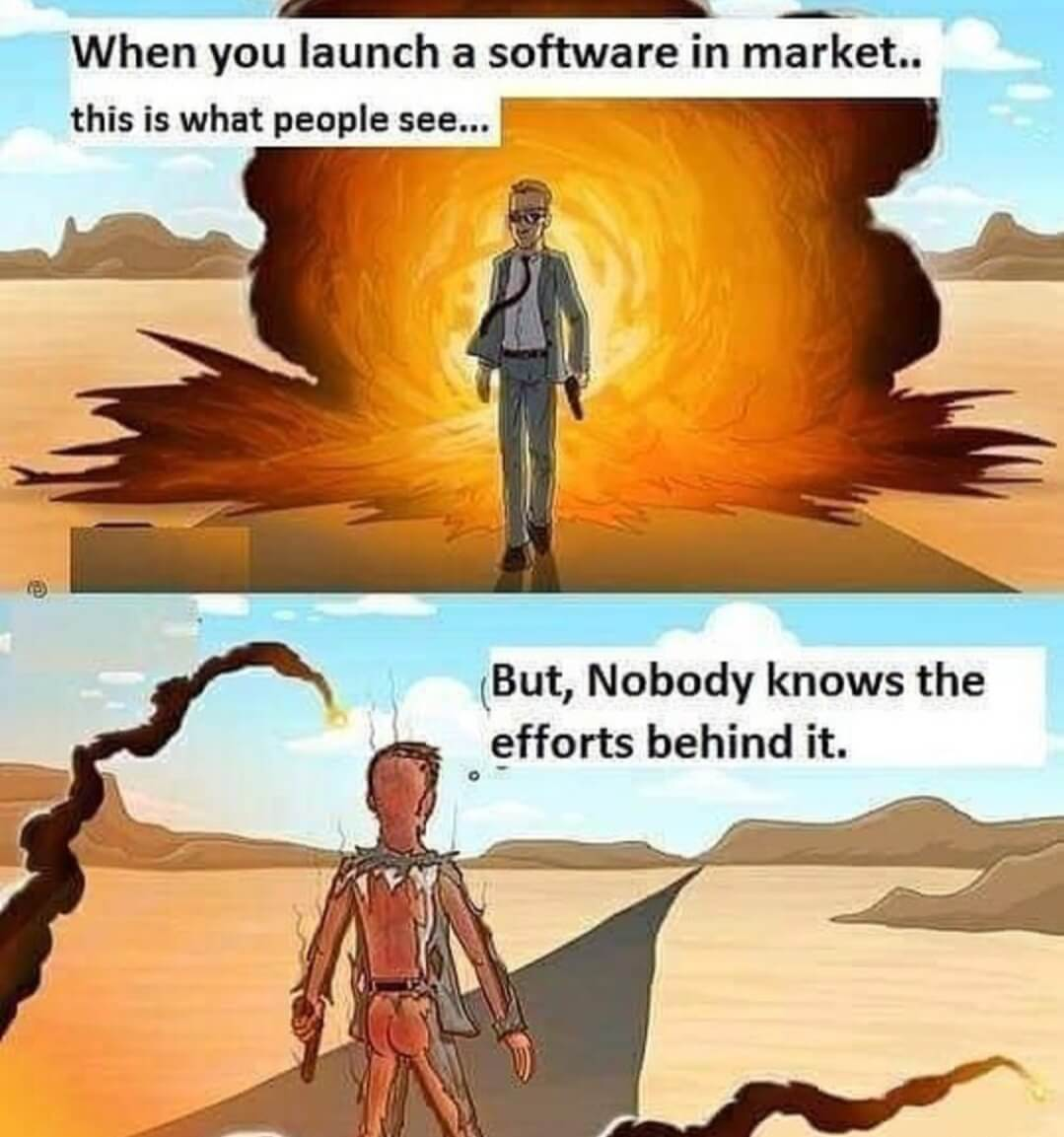 The real story behind every software