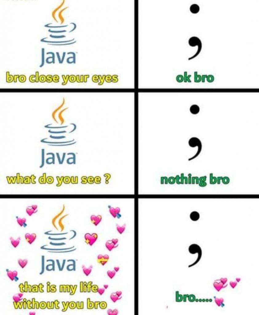 Java and Semicolon
