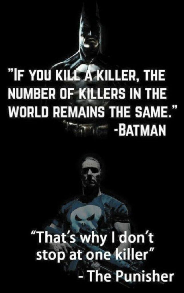 The Punisher has a point