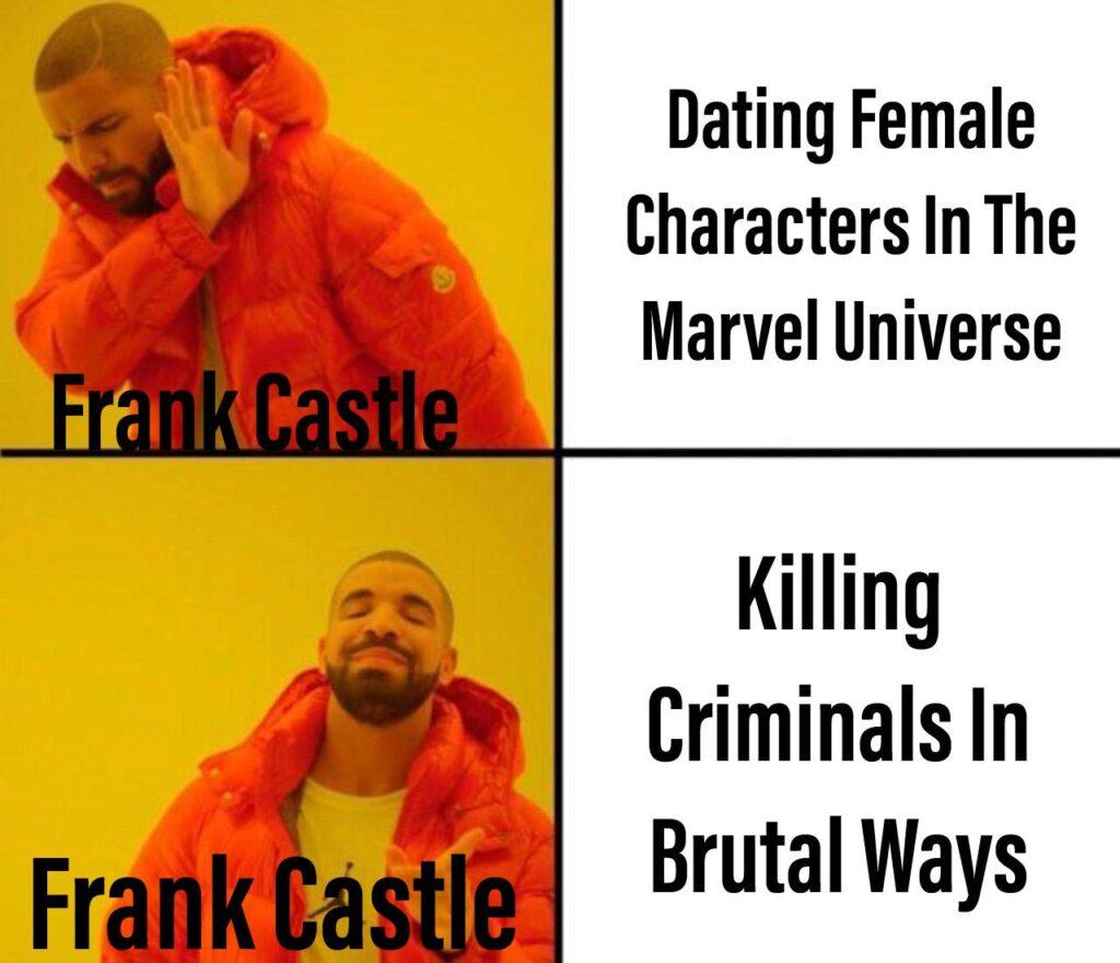 The Punisher prefers justice rather than women