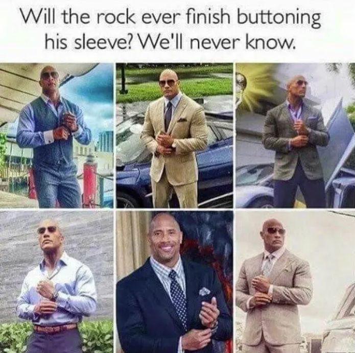 The Rock’s Awesome Pose