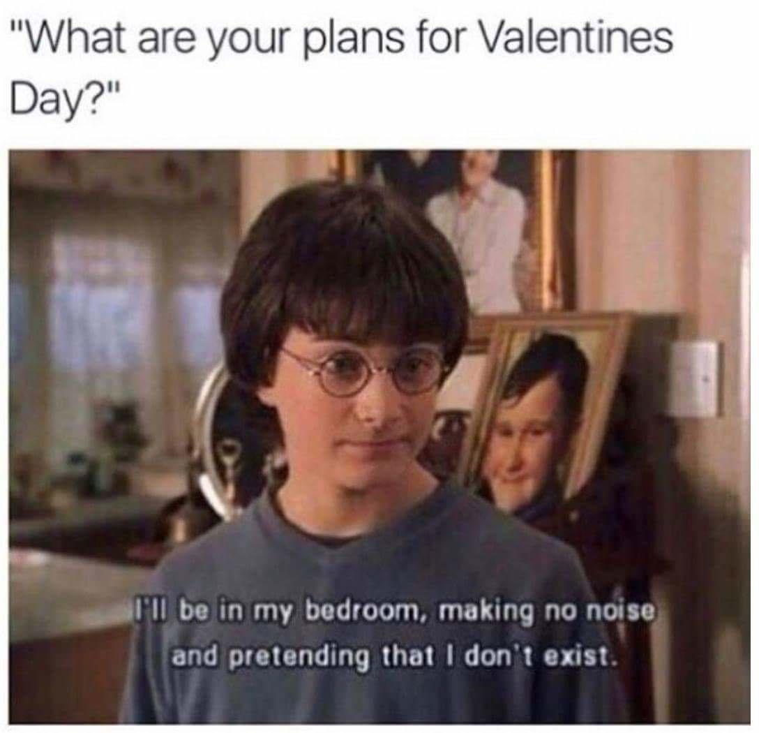 Finally, this is how our valentine’s day will go