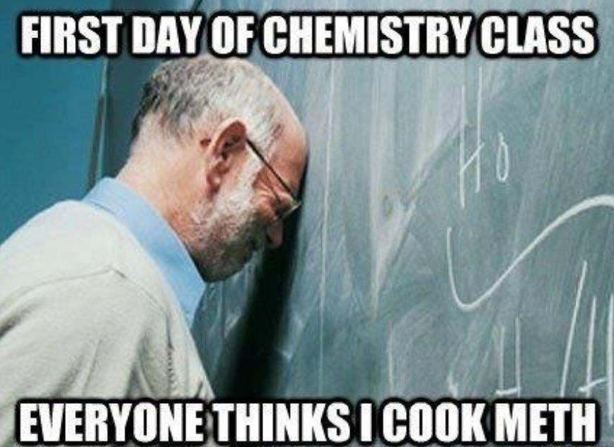 Is your chemistry teacher breaking bad?