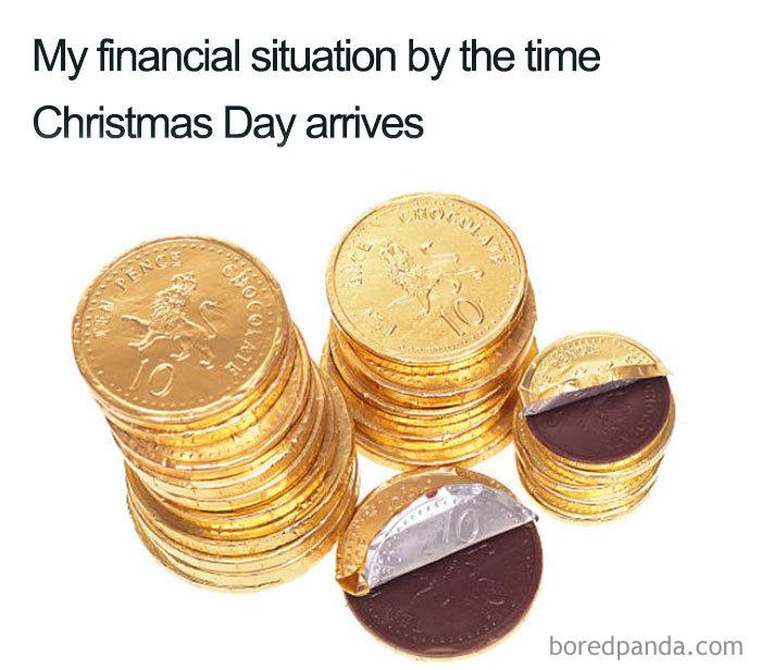 Christmas Chocolate Coins