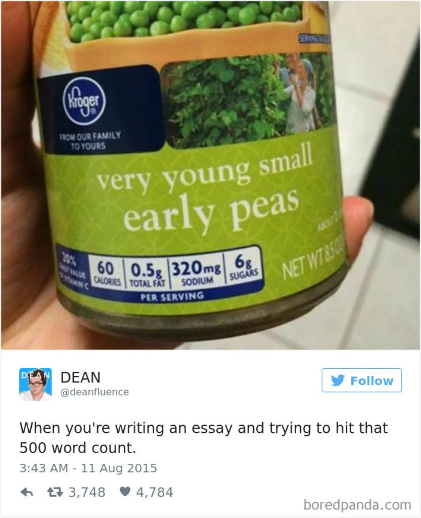 Getting to the word count