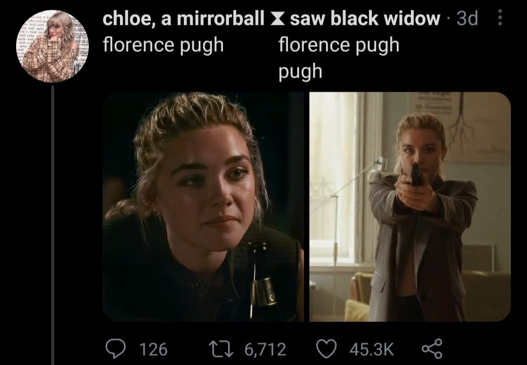 Florence Pugh Pugh!