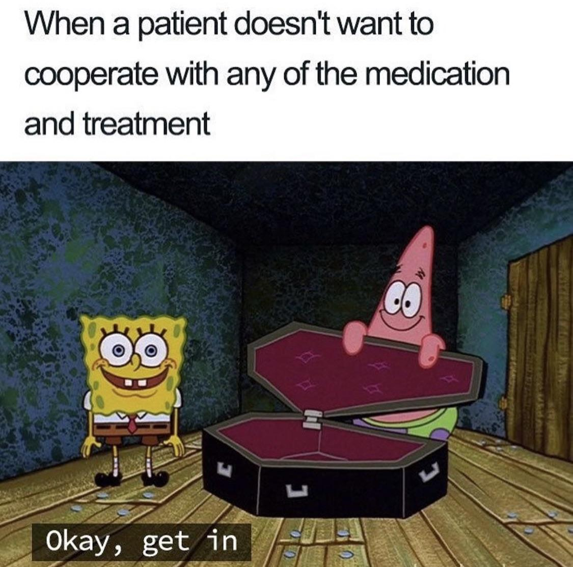 When a patient doesn’t want medication