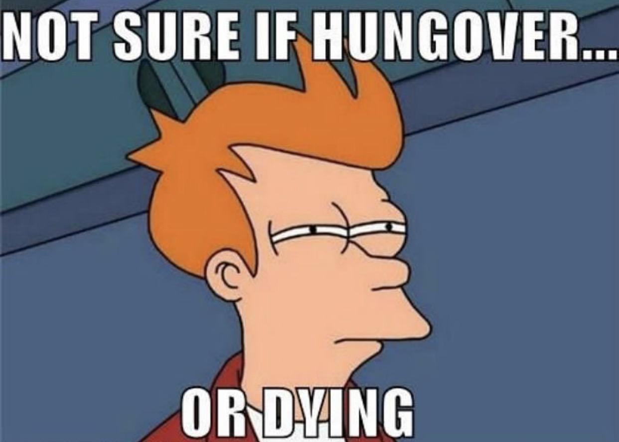 Stages Of Hangover Memes